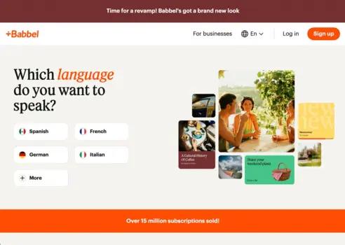 Babbel Brand Refresh 2024