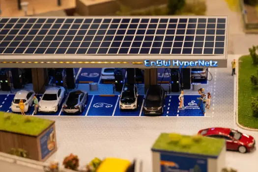 Die kleinsten Ladeparks der Welt im Miniatur Wunderland