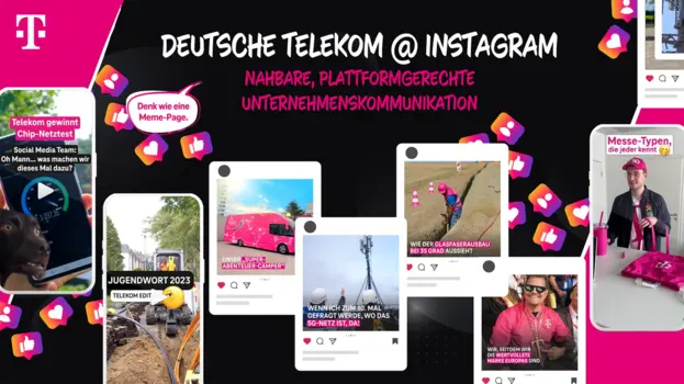 Instagram Deutsche Telekom: Der nahbarste Corporate Channel Deutschlands.