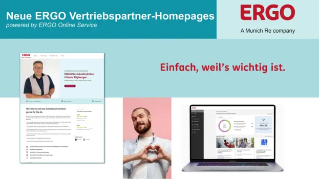 Neue ERGO Vertriebspartner-Homepages