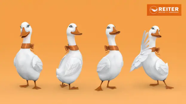 Gans oder gar nicht? Die Betten Reiter Gans als Markenbotschafterin