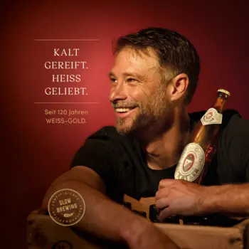 MECKATZER LÖWENBRÄU JUBILÄUMSKAMPAGNE „120 JAHRE WEISS-GOLD“