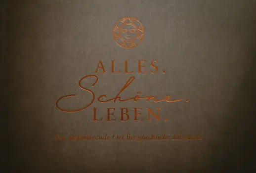 Imagebroschüre „Alles. Schöne. Leben“ für das Sonnenalp Resort